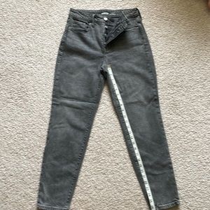 Old Navy jeans, O.G. Straight High Rise button fly jeans, size 0